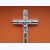 Krzyż drewniany jasny brąz z paskiem 16 cm 
